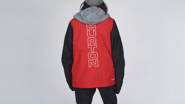 Amazon.com: Burton 男款Gore-Tex Doppler 夾克,火焰猩紅/真黑/紡開,L